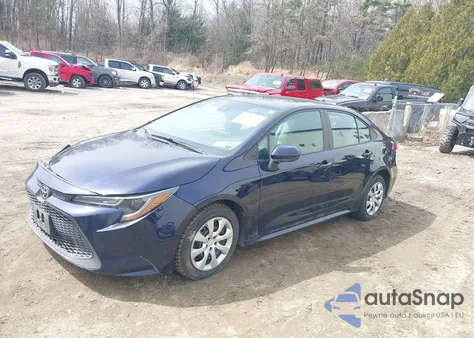 2021 Toyota Corolla Le из США, поврежденный, VIN 5YFEPMAE2MP151016